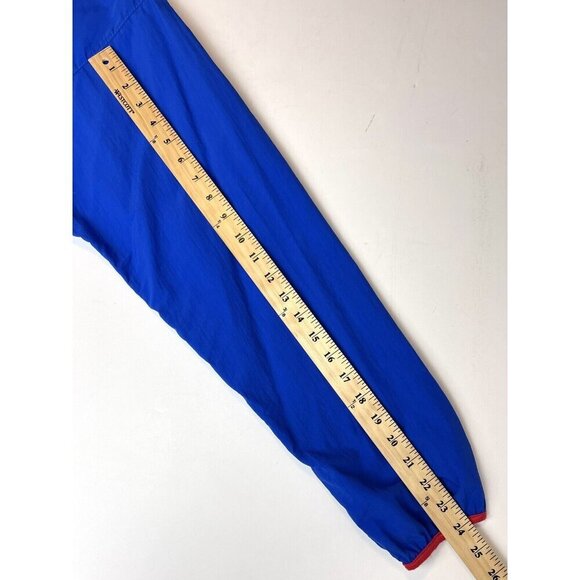 VTG Vintage REI Mens MEDIUM Royal Blue/Red Full-Zip L/S WINDBREAKER Jacket EUC - Picture 4 of 6